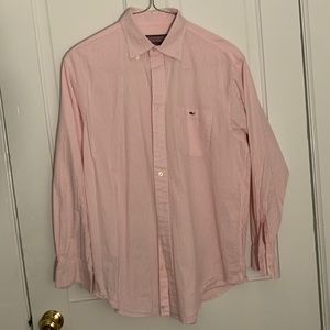 Vineyard Vines Tucker Shit - Pink Seersucker Stripe
